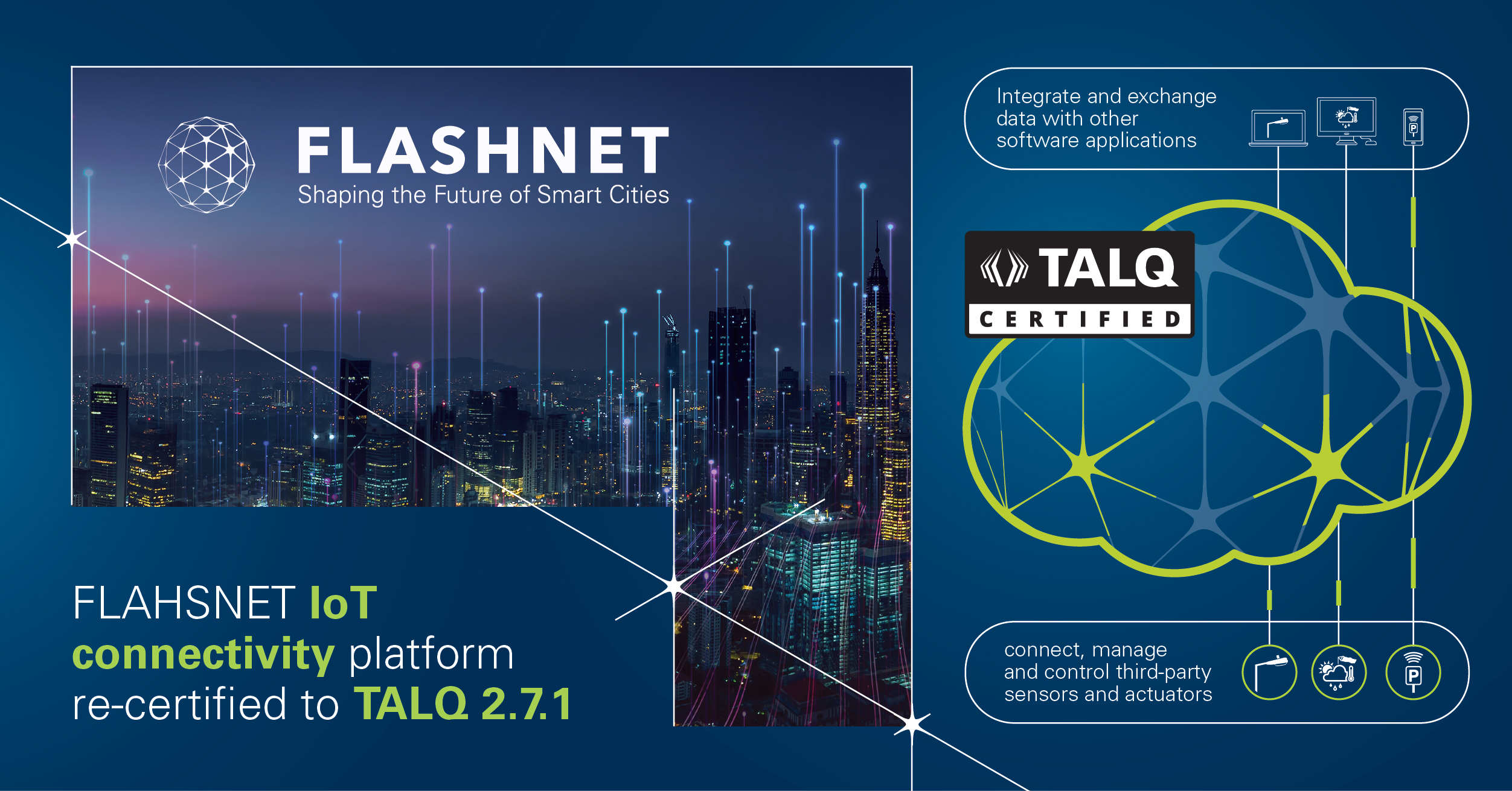 Flashnet IoT Platform re-certified to TALQ 2.7.1 with expanded interoperability-15